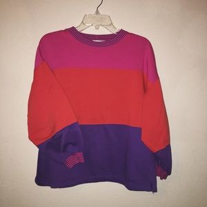 Vintage Colorblock Sweatshirt