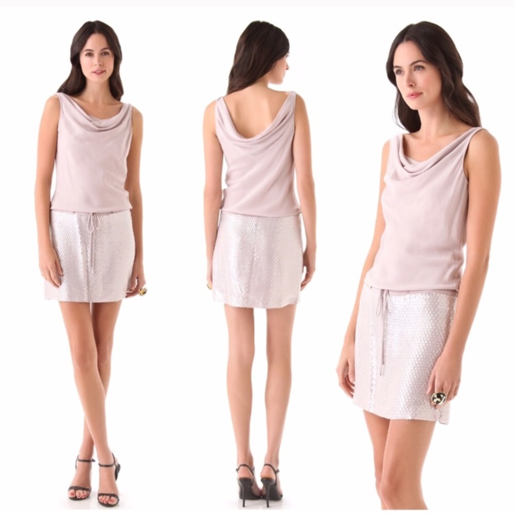 Diane von Furstenberg Tadd Sequin Dress Size 2