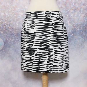 Trina Turk Banana Republic Zebra A Line Skirt