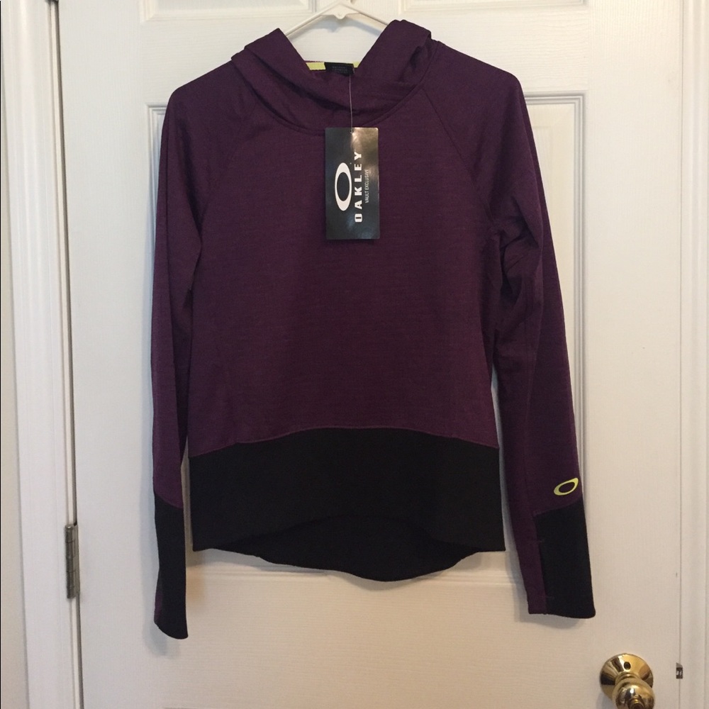 Purple Oakley hoodie