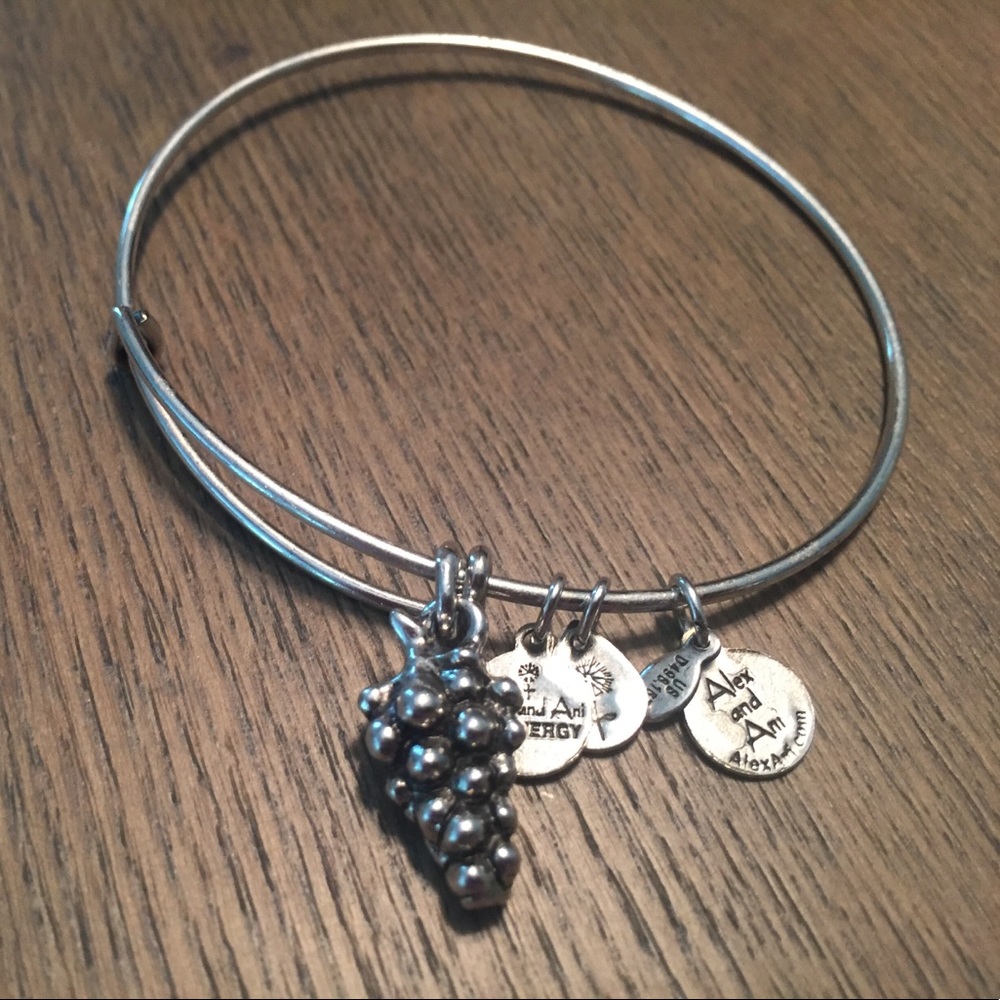 Alex & Ani grapes bracelet
