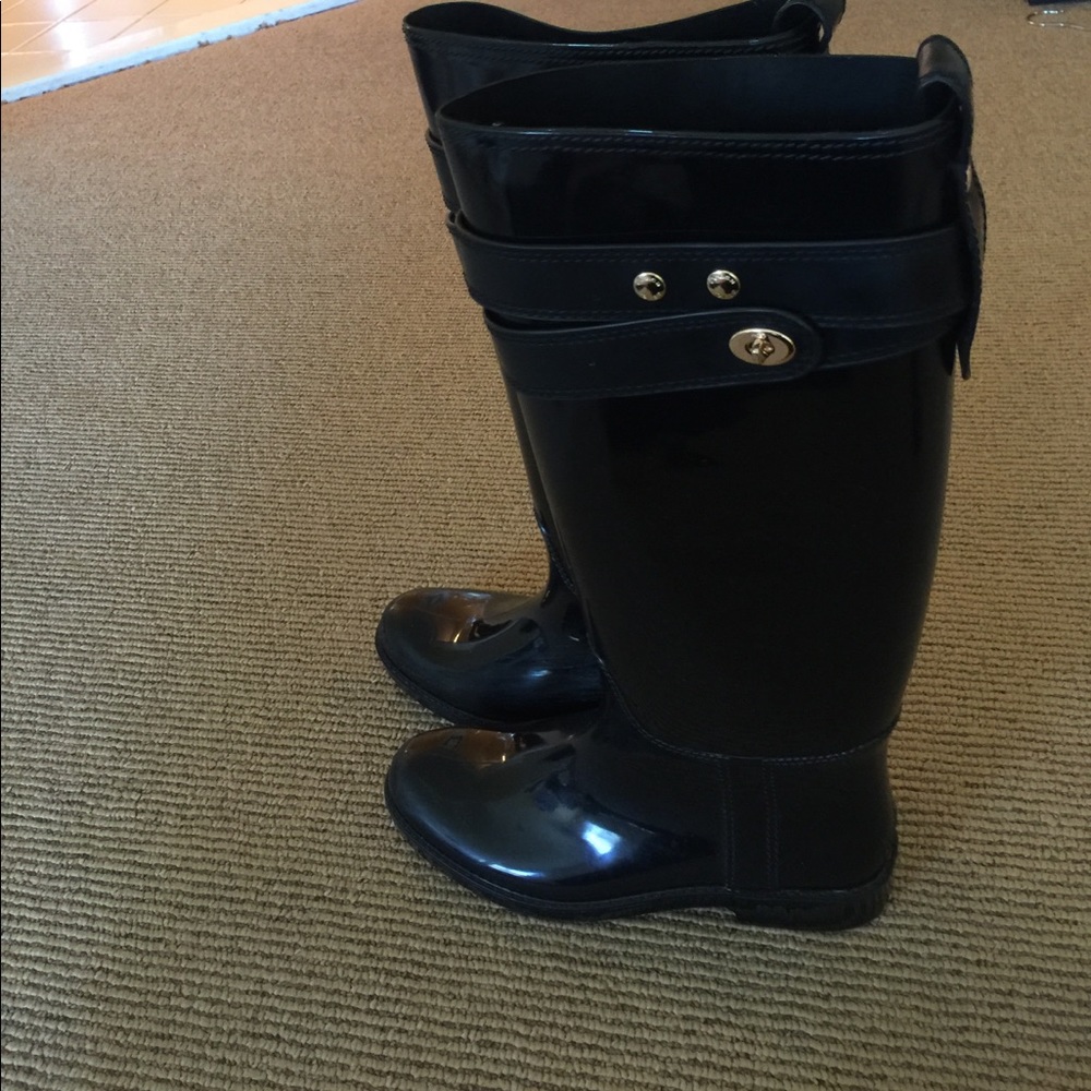 Coach rain boots