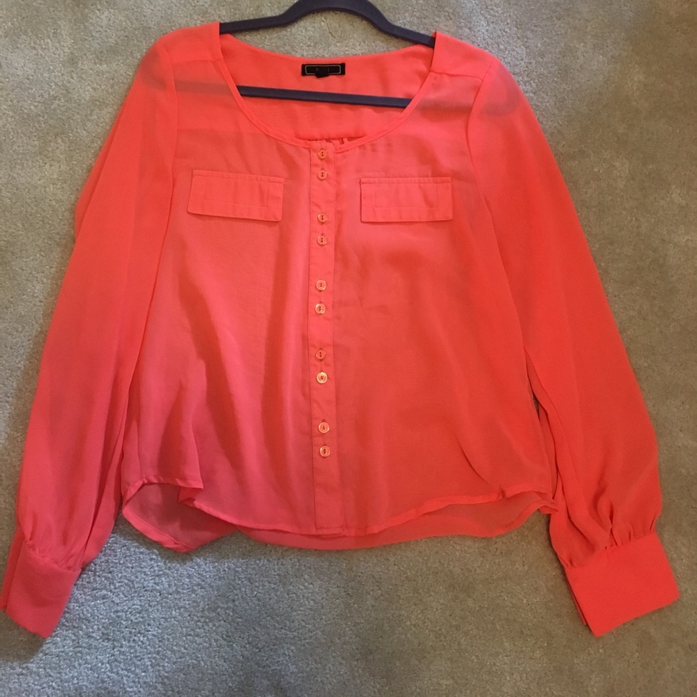 Statement Piece Orange Blouse