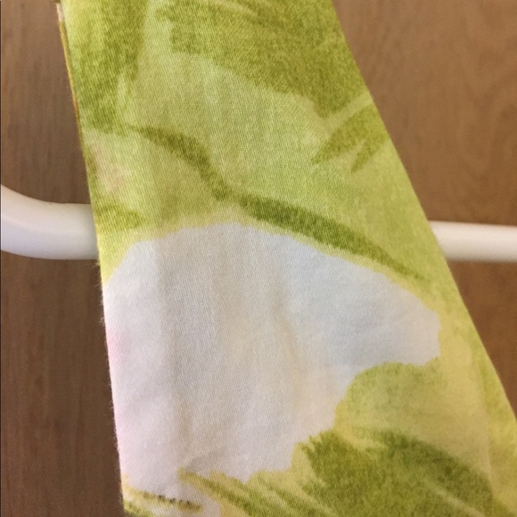 NWT 🌸 Ann Taylor Summer Dress - Green & White - Picture 7 of 7