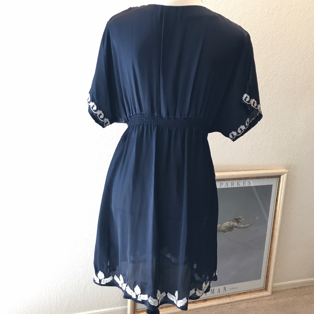 Women’s XXI Empire Blue Sheer Dress Size M - Picture 5 of 5