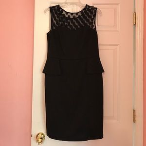 Cute Black Fitted Party Dress