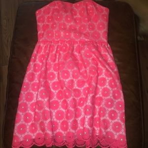 Lilly Pulitzer strapless dress