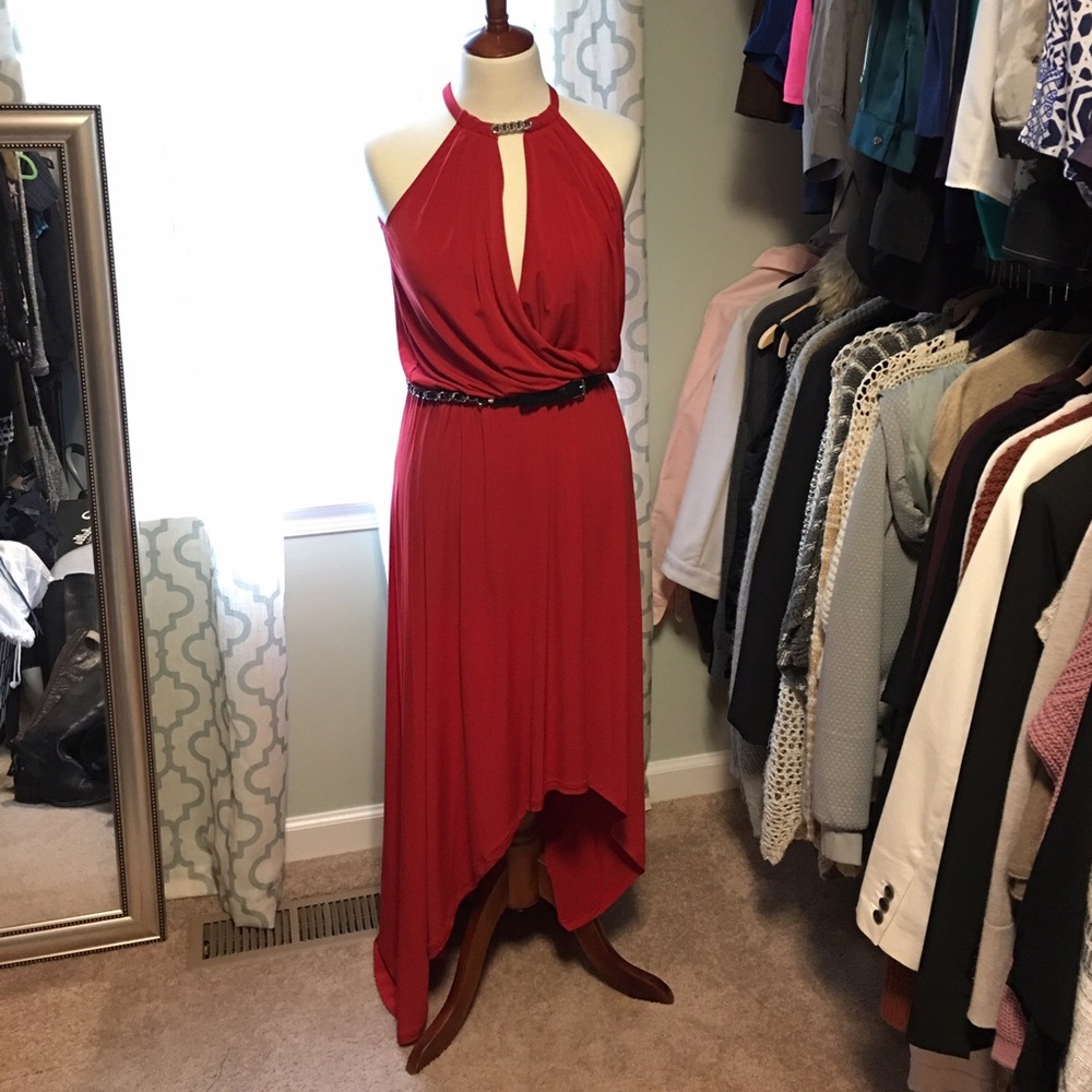 Red MK dress