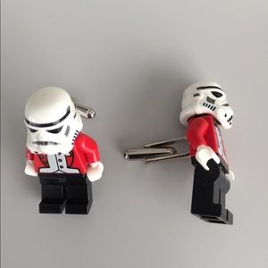 Storm trooper legs cuff links. Brand new.