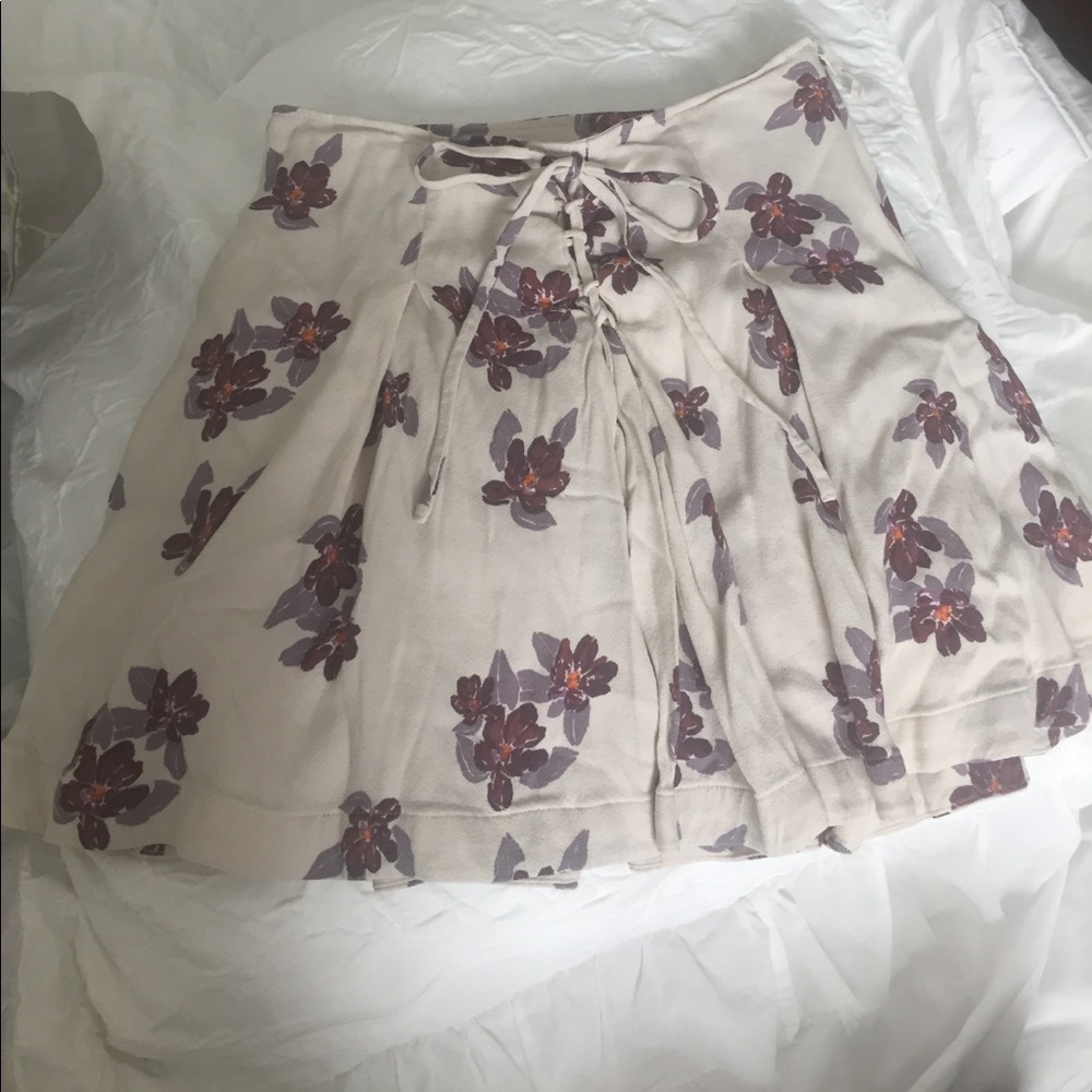 Free People floral skirt