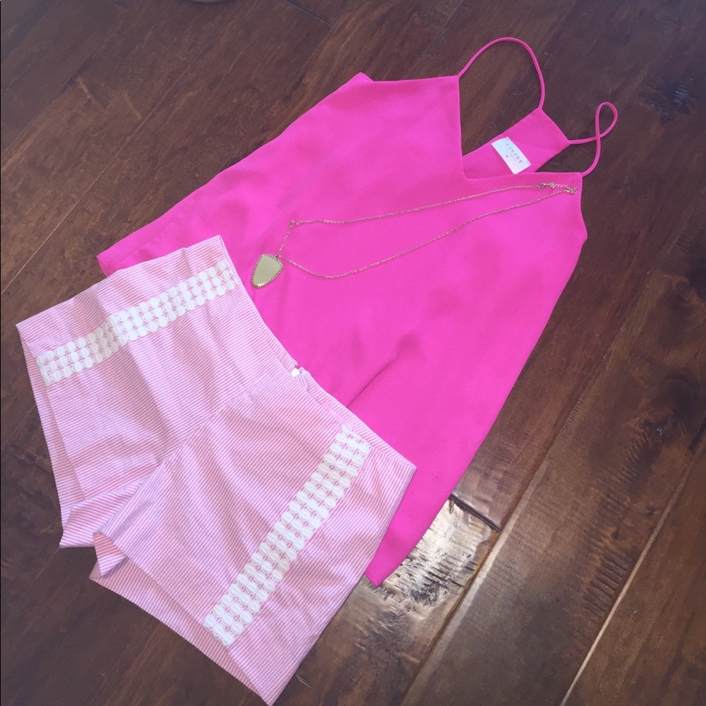 🌸 Pink Seersucker Lilly Pulitzer Shorts 🌸