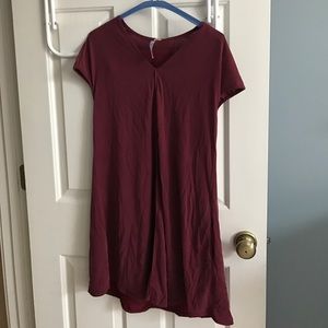 Burgundy Dress