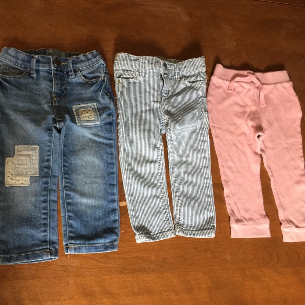 Girl pants baby Gap and old navy