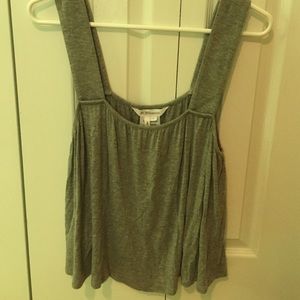 BCBGeneration flown gray sleeveless top