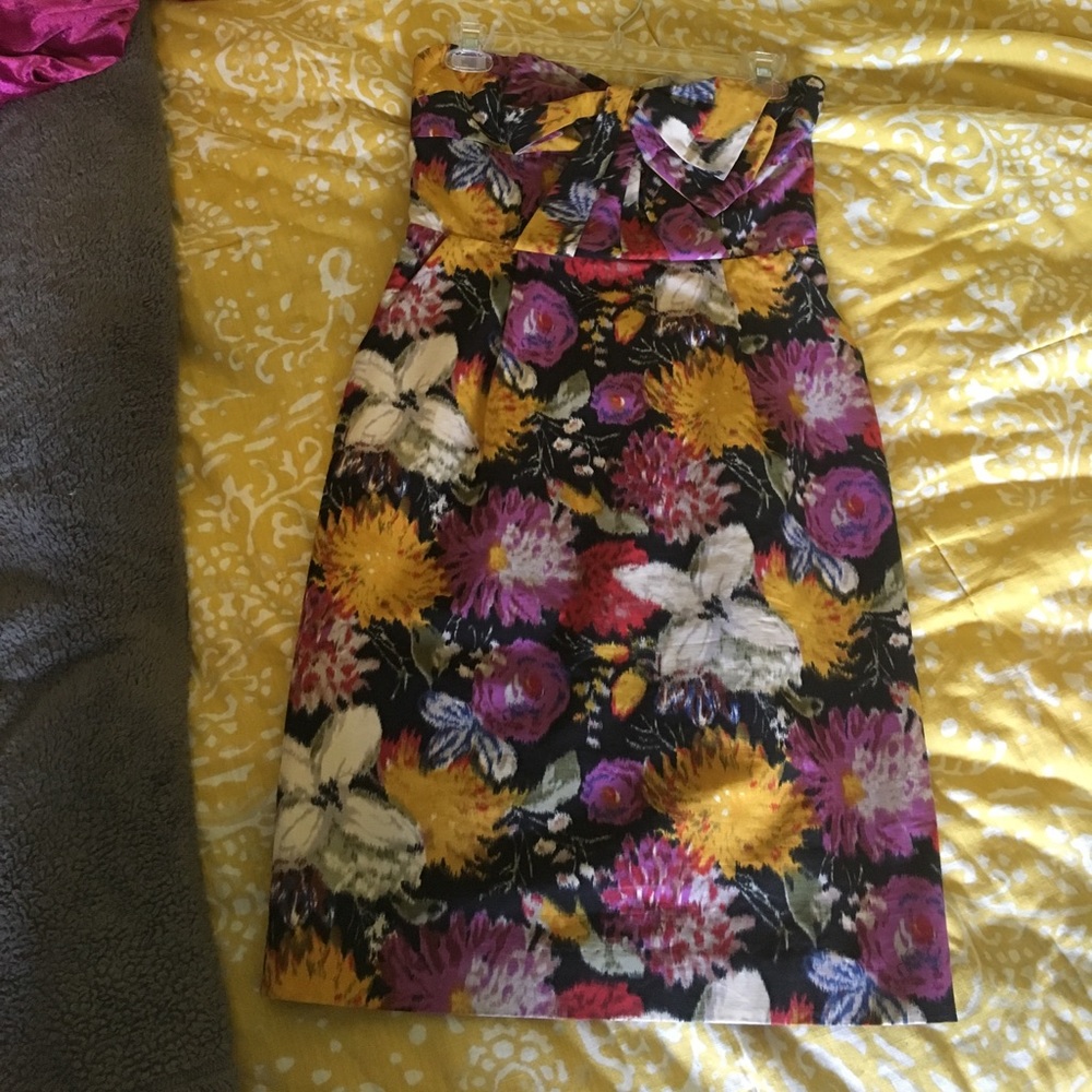 Anthropologie strapless dress