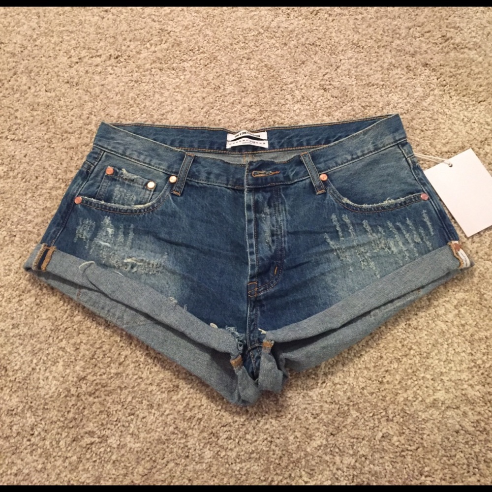 One Teaspoon bandits jean shorts