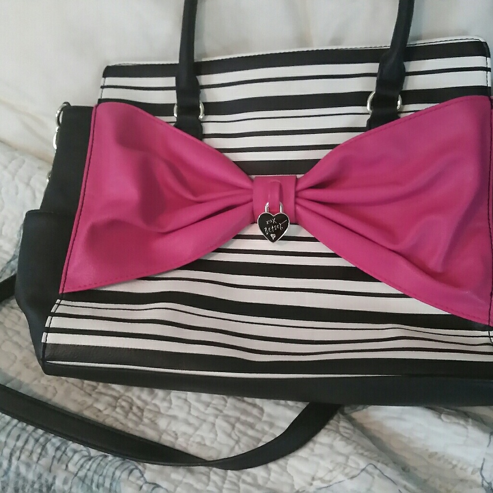 Betsey johnson tote purse