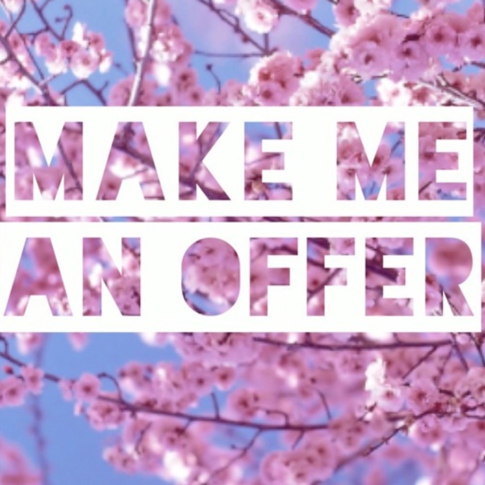 Make me an offer through the offer button!