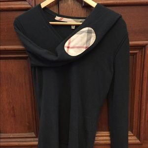 Burberry Sweater with Elbow Patches