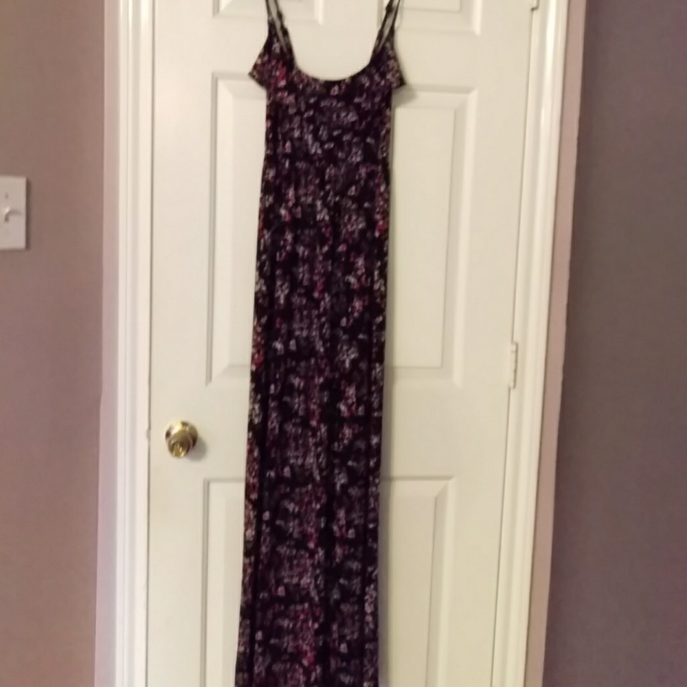 Elle Multi color Maxi dress flower pattern