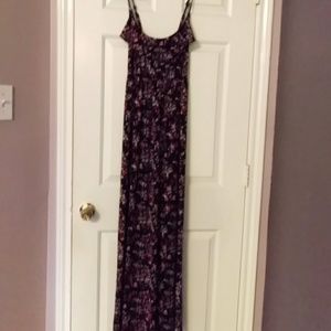 Elle Multi color Maxi dress flower pattern