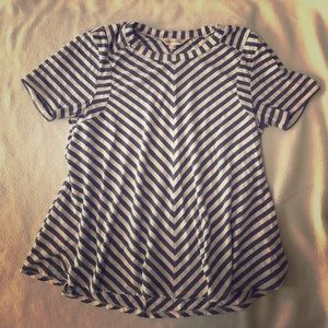 Rebecca Taylor Chevron Tent Tee