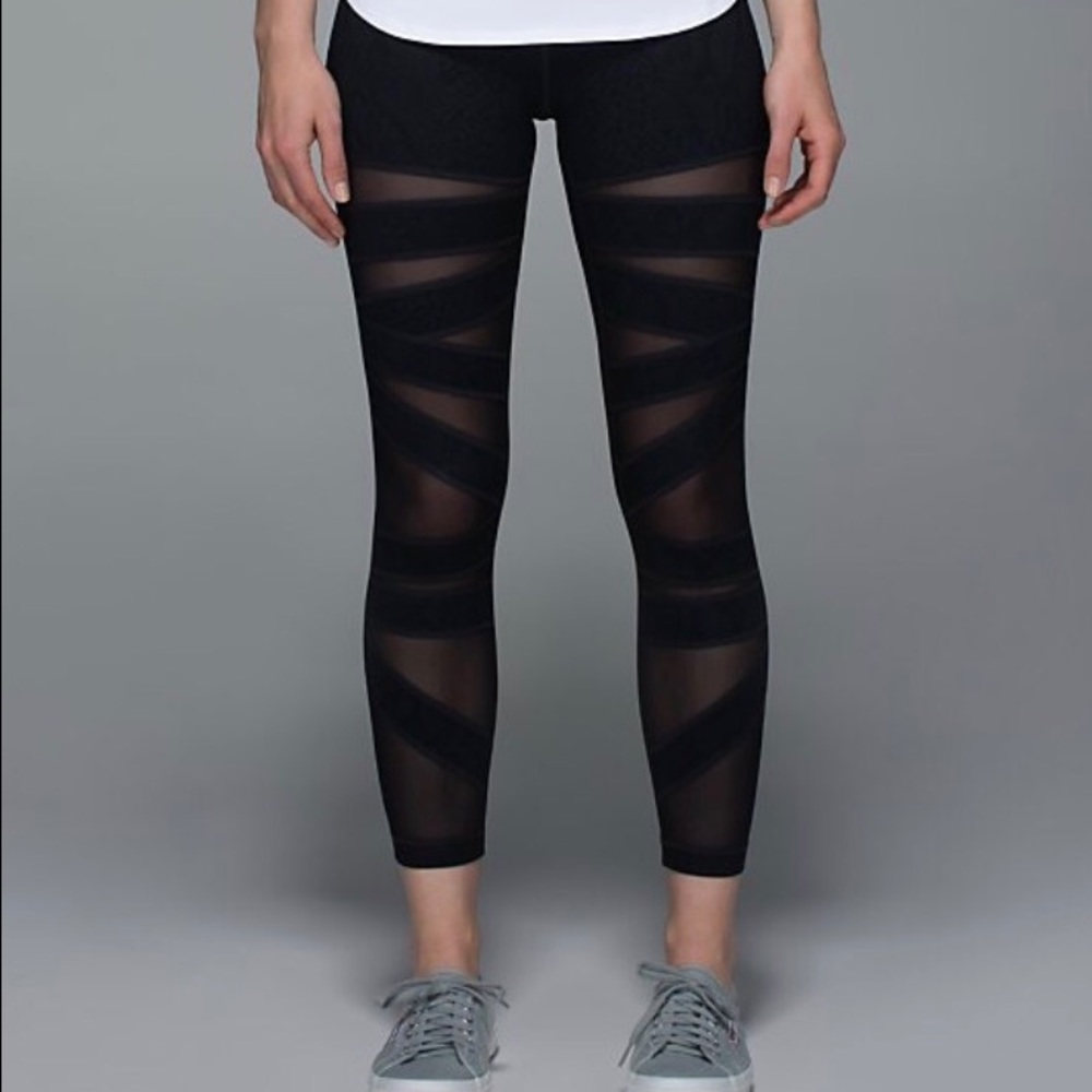 RARE Lululemon Tech mesh Wunder under pant