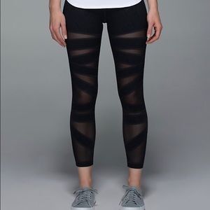 RARE Lululemon Tech mesh Wunder under pant