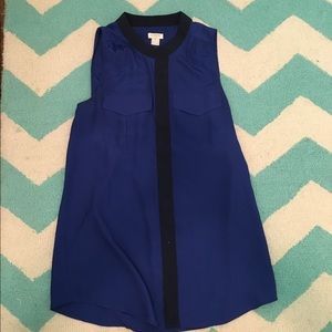 J crew button up blouse