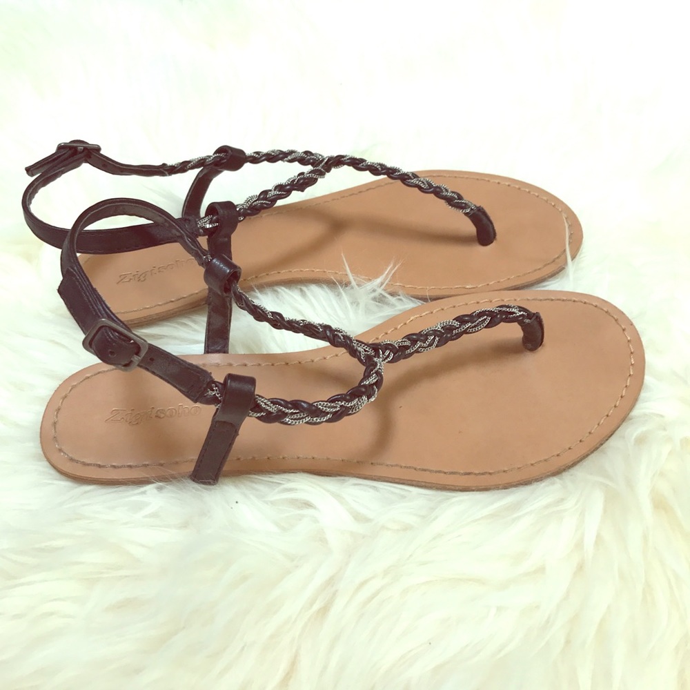 Black Strappy Sandals