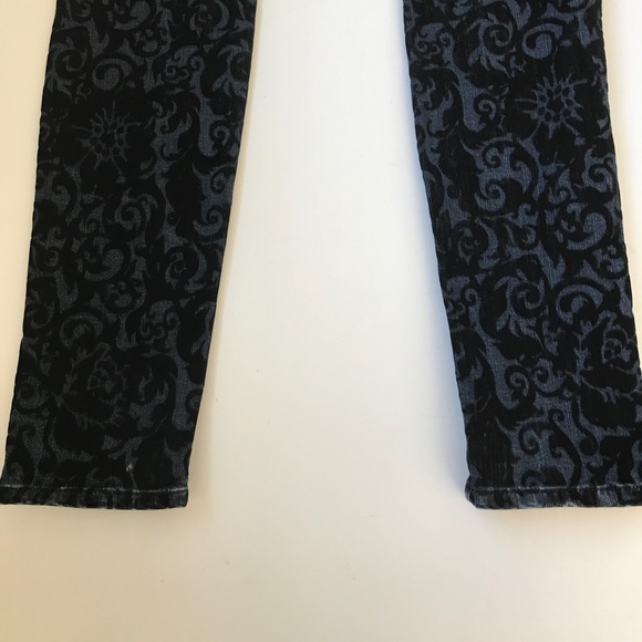 J Brand flocked velvet denim jeans - Picture 3 of 3