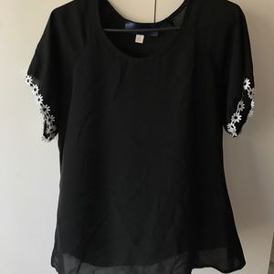 Black Sheer shirt