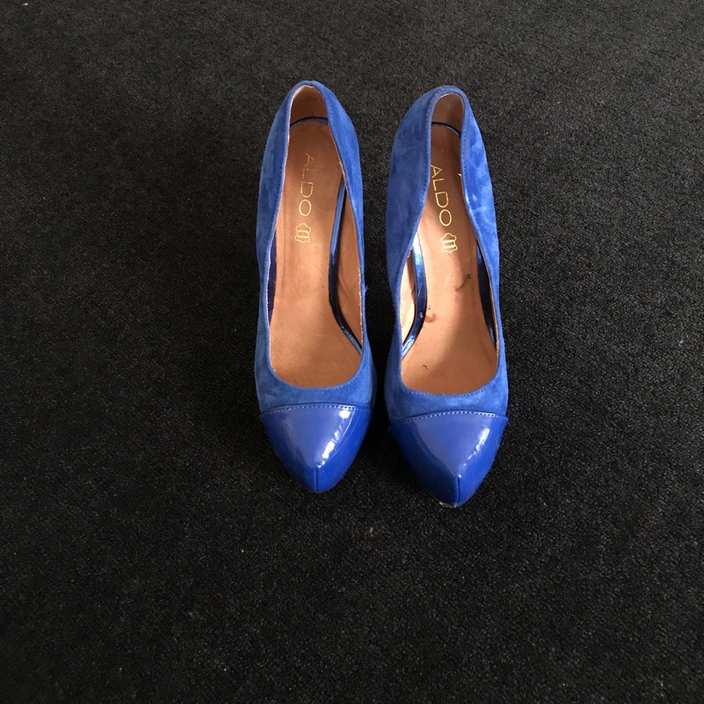 ALDO Royal Blue Heels - Picture 2 of 3