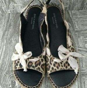NWOT Eric Michael leopard cheetah print shoes