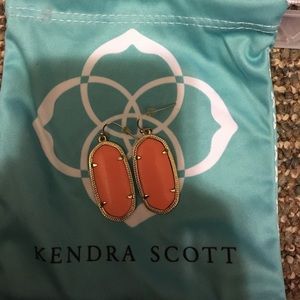 Coral Kendra Scott Earrings