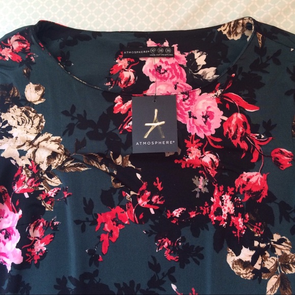 Green Floral Casual Dress - Picture 3 of 3