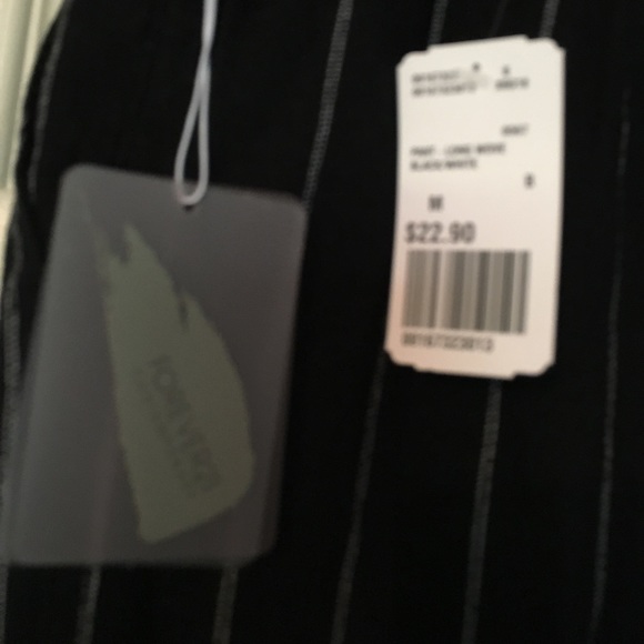 Forever 21 pinstriped black harem pants - Picture 2 of 3