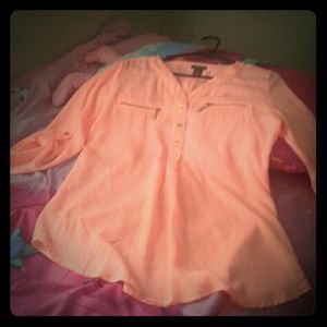 Orange or green blouse