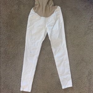 Jessica Simpson Maternity White Skinny Jeans