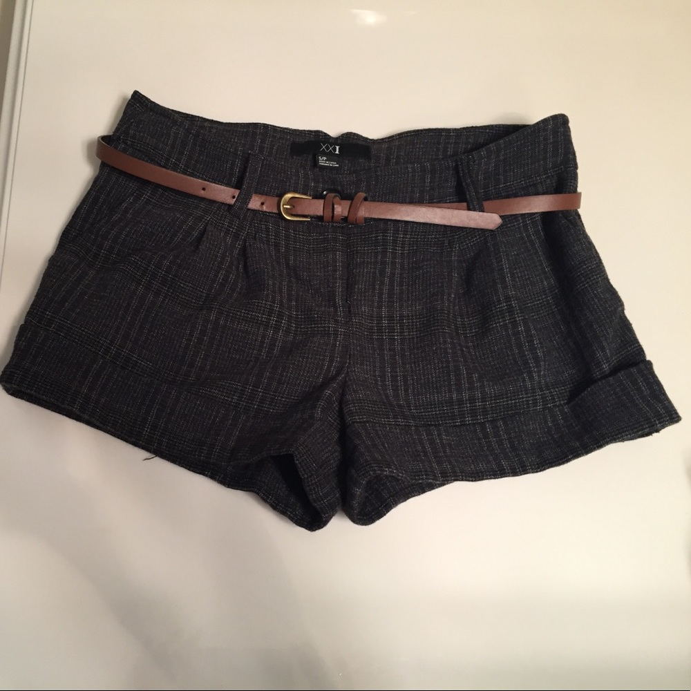 Forever 21 plaid dressy shorts