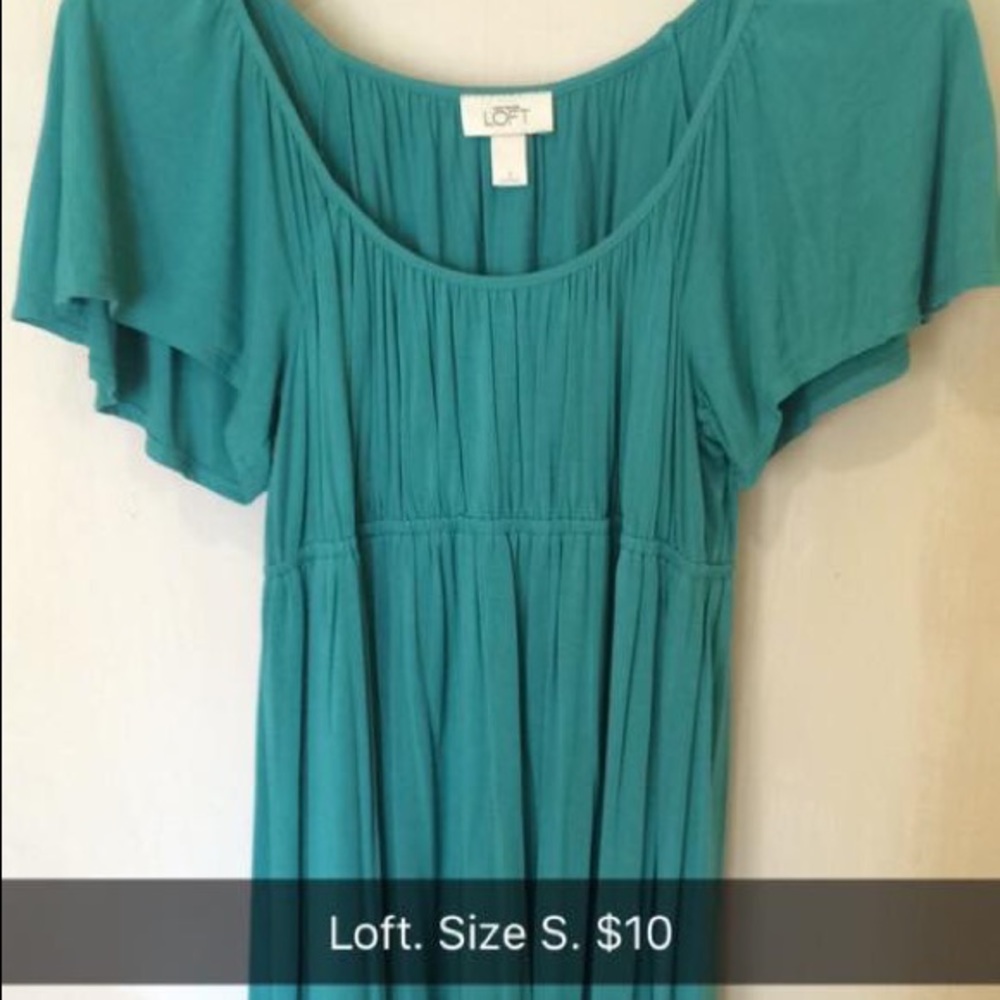 ‼️3/$20 DRESSES ‼️ Teal Loft Dress