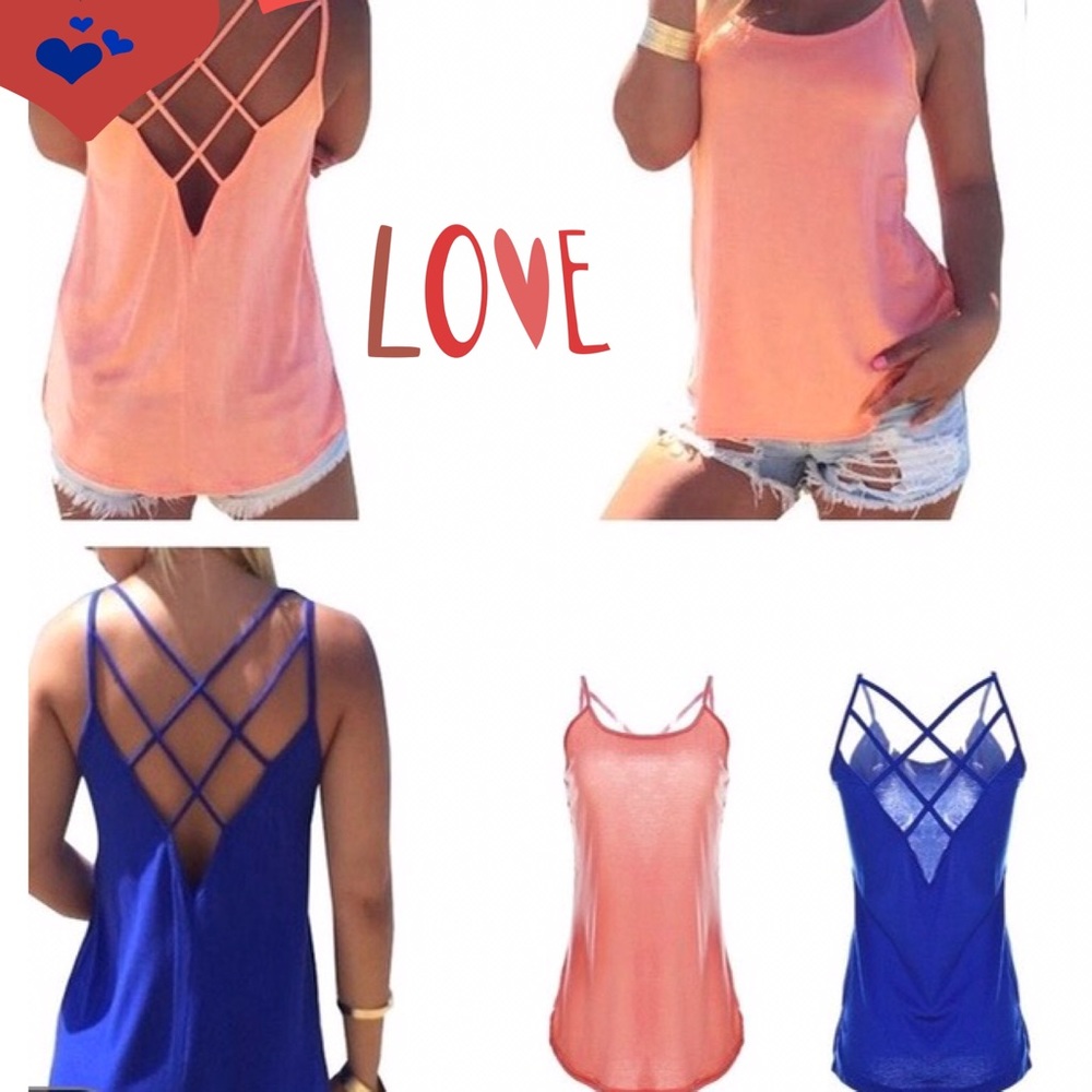 Hollow Out Sexy Spaghetti Strap Camisole