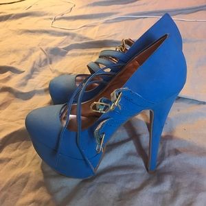 Light blue heels
