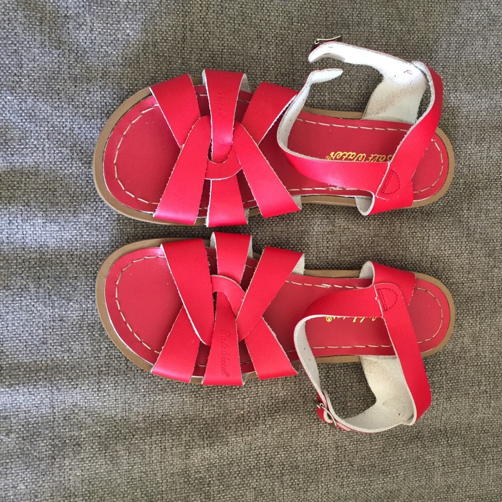 Salt Water Red Sandals
