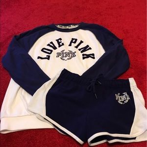 PINK Short Track Suit