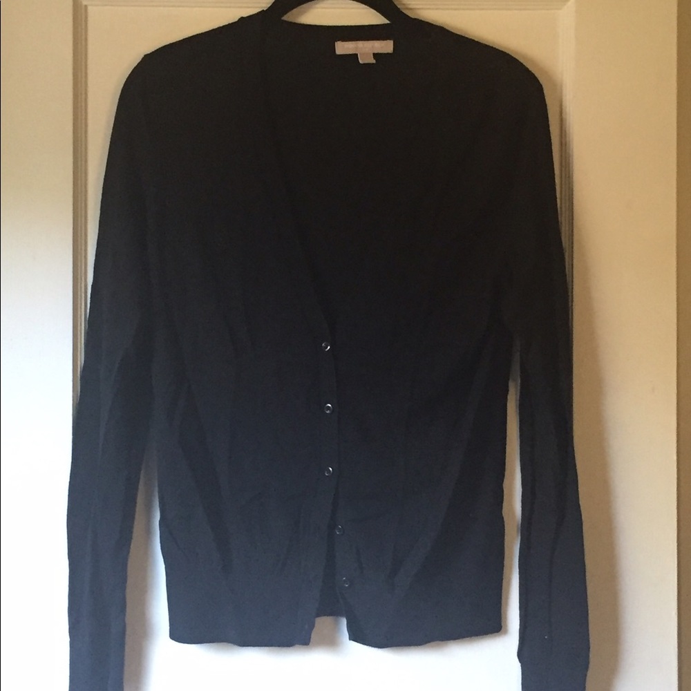 Black Vneck button up cardigan