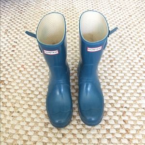 Hunter 'Original Short' Gloss Rain Boot (Women)