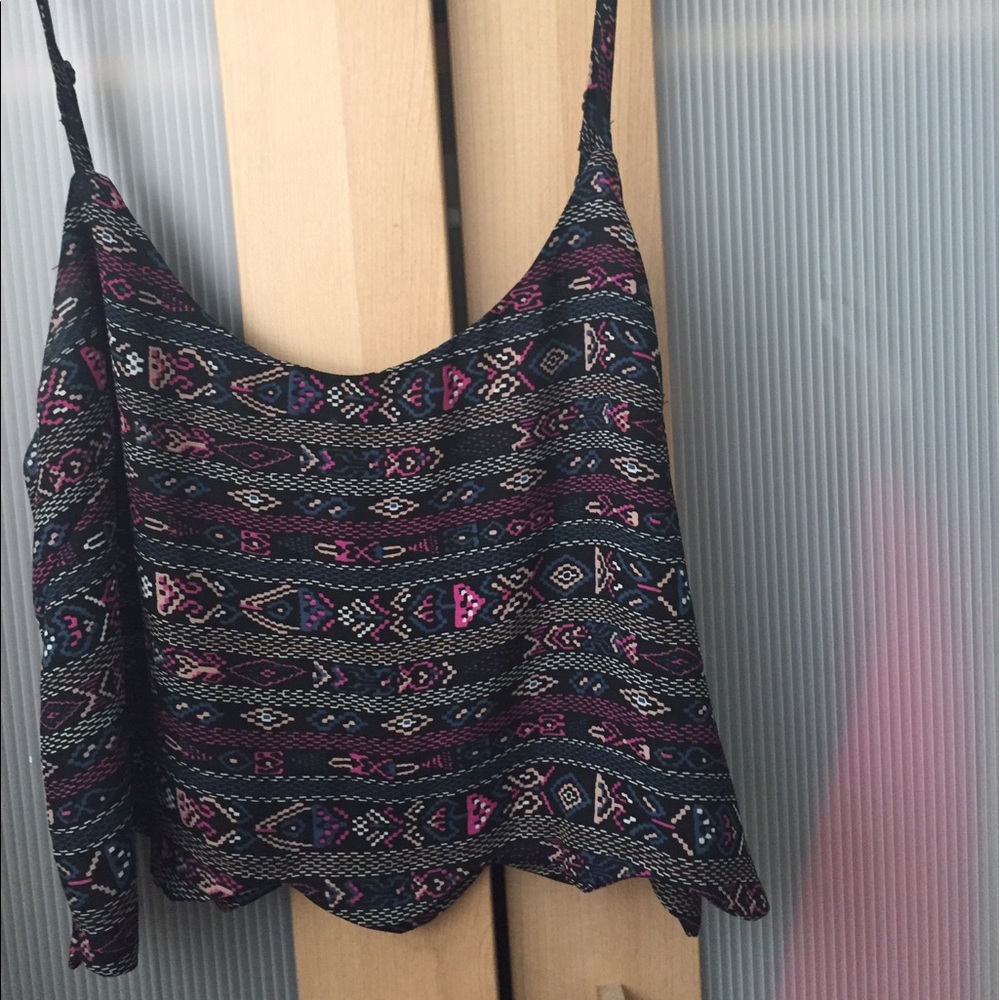 Tribal crop top size M