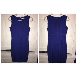 Calvin Klein royal blue dress