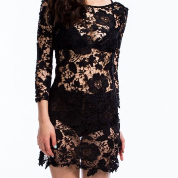 Out in the Open Crochet Dress - Beach Cover-Up - Picture 4 of 7